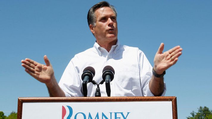 Telediario 1 - Romney vence cómodamente en las primarias de los estados de Arkansas y Kentucky
