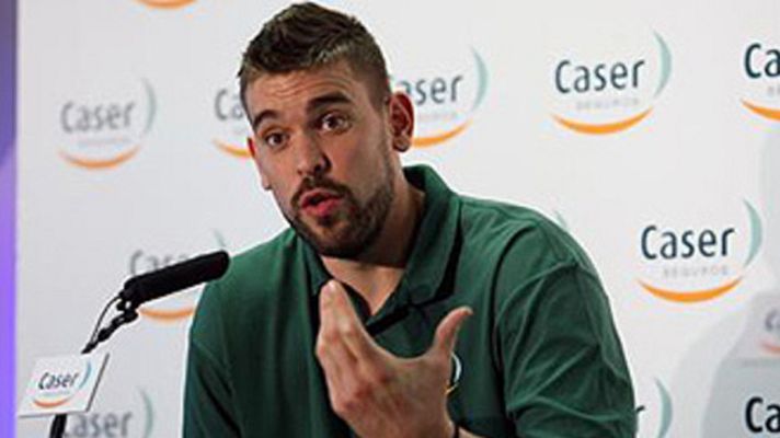 Telediario 1 - Marc Gasol sueña con el oro en Londres 2012