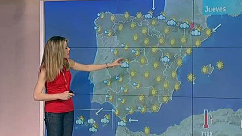 Predominio de cielos despejados y altas temperaturas