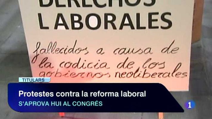 L'informatiu - Comunitat Valenciana - La Comunidad Valenciana en 2' - 24/05/12