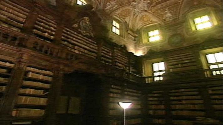 Telediario 1 - Robo de libros antiguos en Nápoles