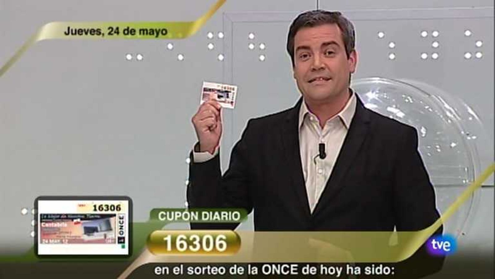 Sorteo ONCE - 24/05/12 - Ver ahora