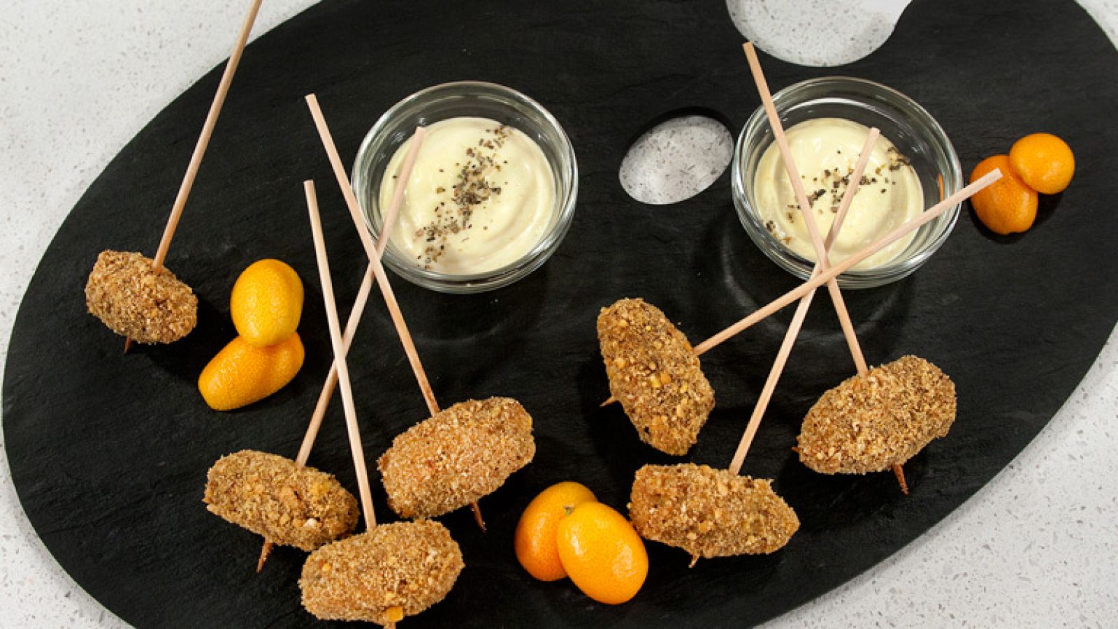 Saber cocinar - Postre - Dátiles rellenos y empanados c