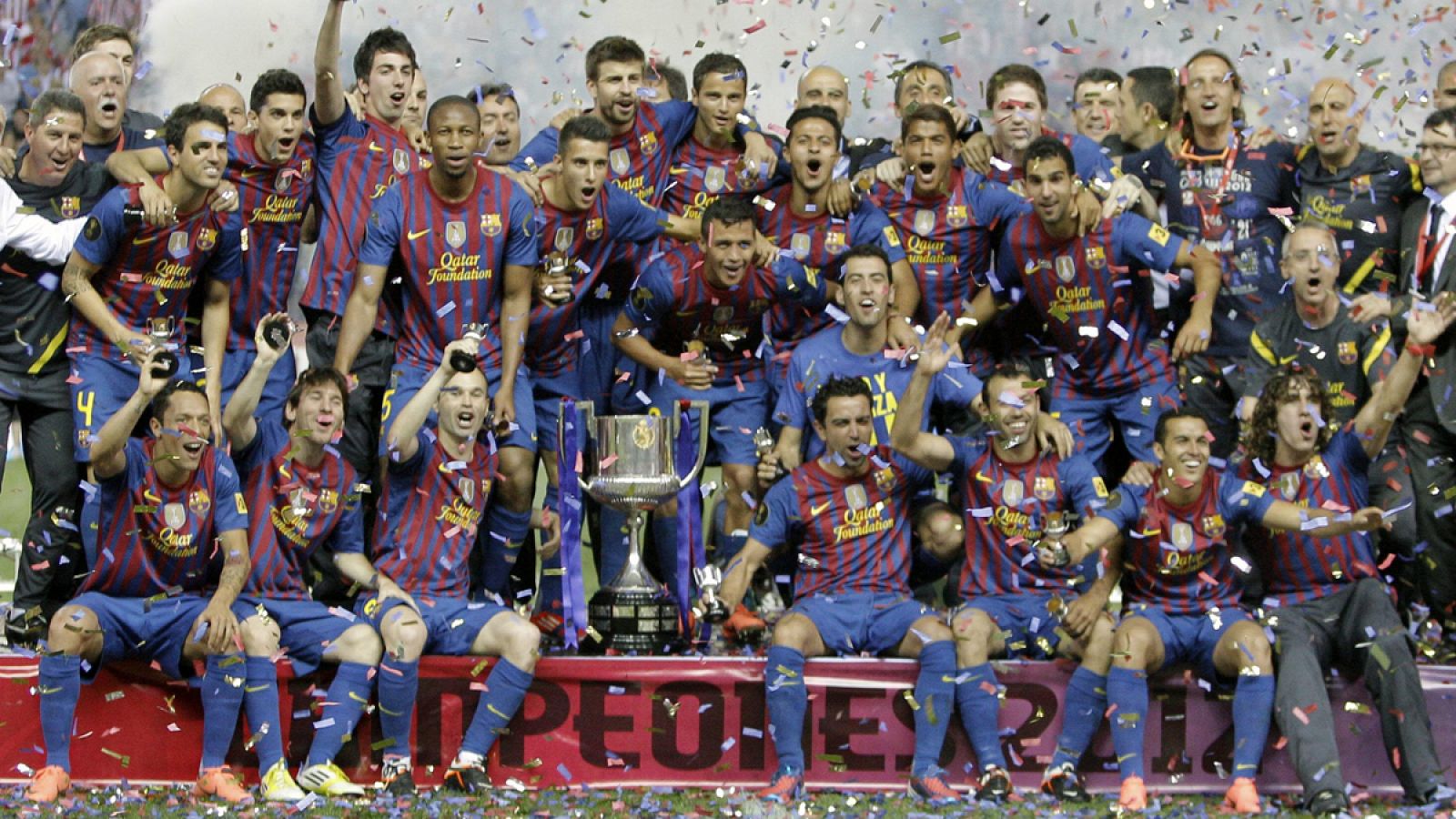 El Barcelona, campeón de la Copa del Rey 2012