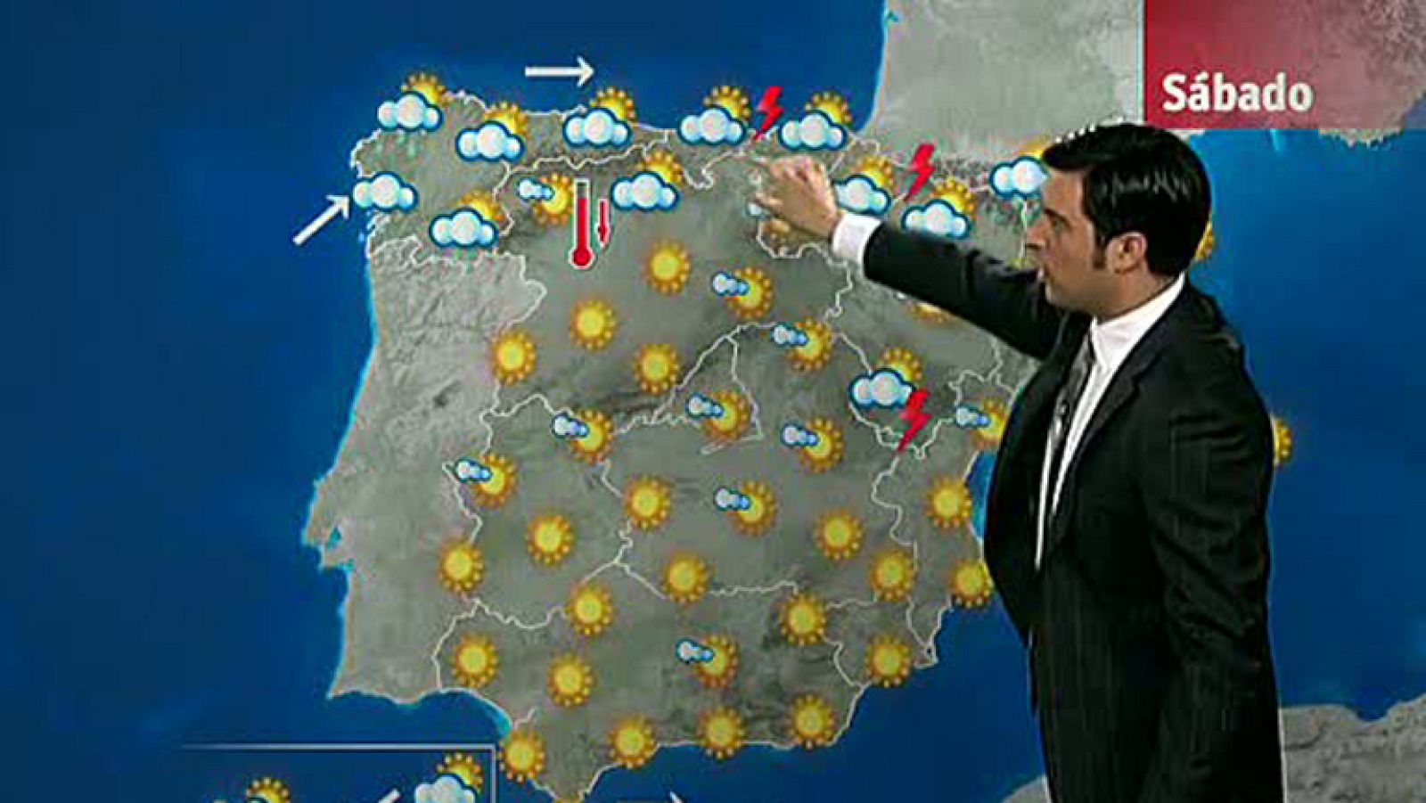 Bajan las temperaturas en el noroeste y viento fuerte en Galicia