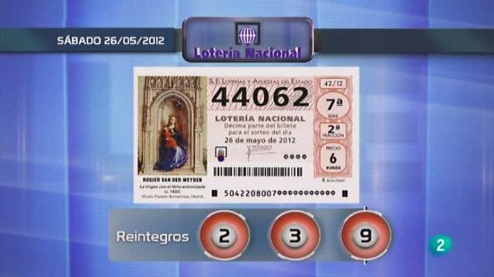 Loterías - Lotería diaria  - 26/05/12