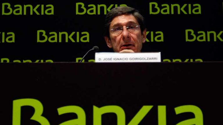 Telediario 1 - Recapitalización de Bankia