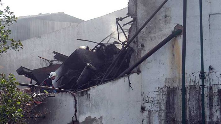 Telediario 1 - Hallan restos del desaparecido