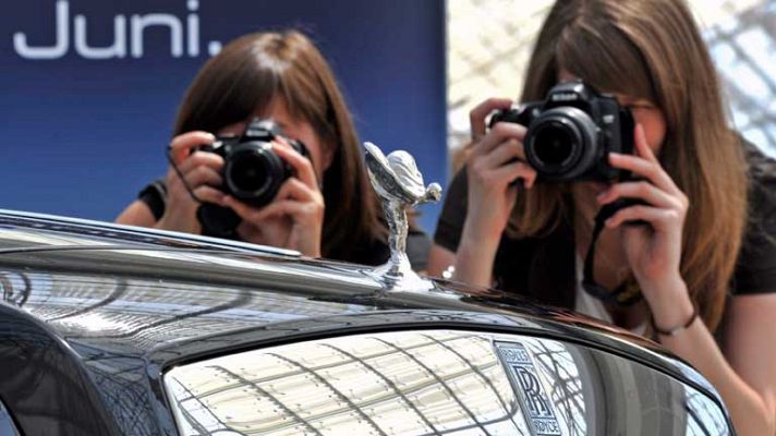 Telediario 1 - Descenso de las matriculaciones