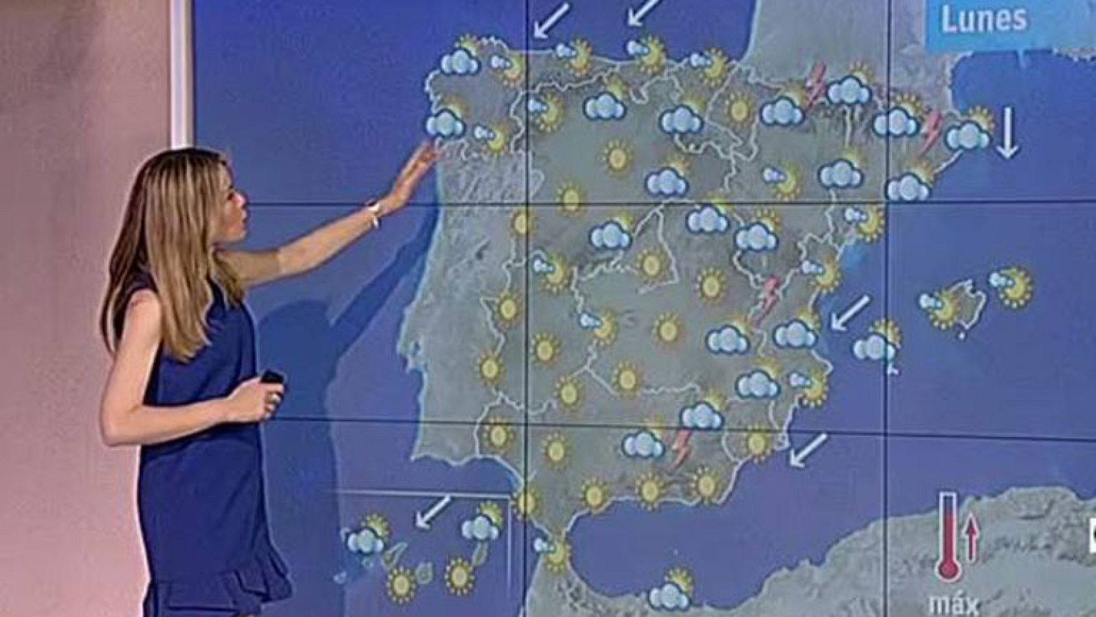 Tiempo estable con alguna tormenta dispersa por la tarde