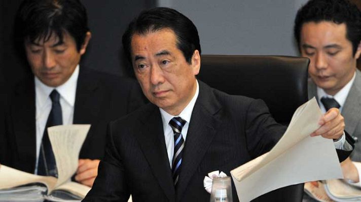 Telediario 1 - Naoto Kan pide perdón
