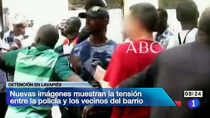 Telediario 1 - Tensión en Lavapiés