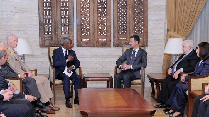 Informativo 24h - Bachar al Asad recibe a Kofi Annan bajo la presión internacional por la matanza de Al Houla