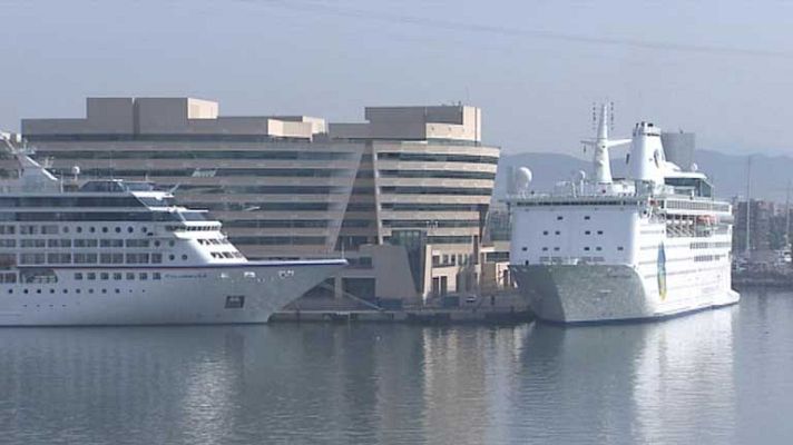 Telediario 1 - El sector de los cruceros espera crecer este año un 7% en España