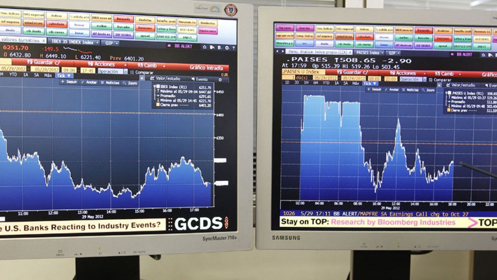 La propuesta de Bruselas frena la caída del Ibex35 y la subida de la prima de riesgo