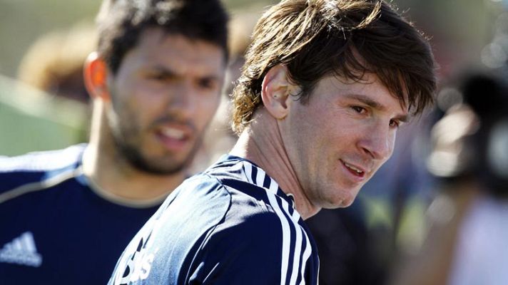 Telediario 1 - Messi, triste por la marcha de Guardiola