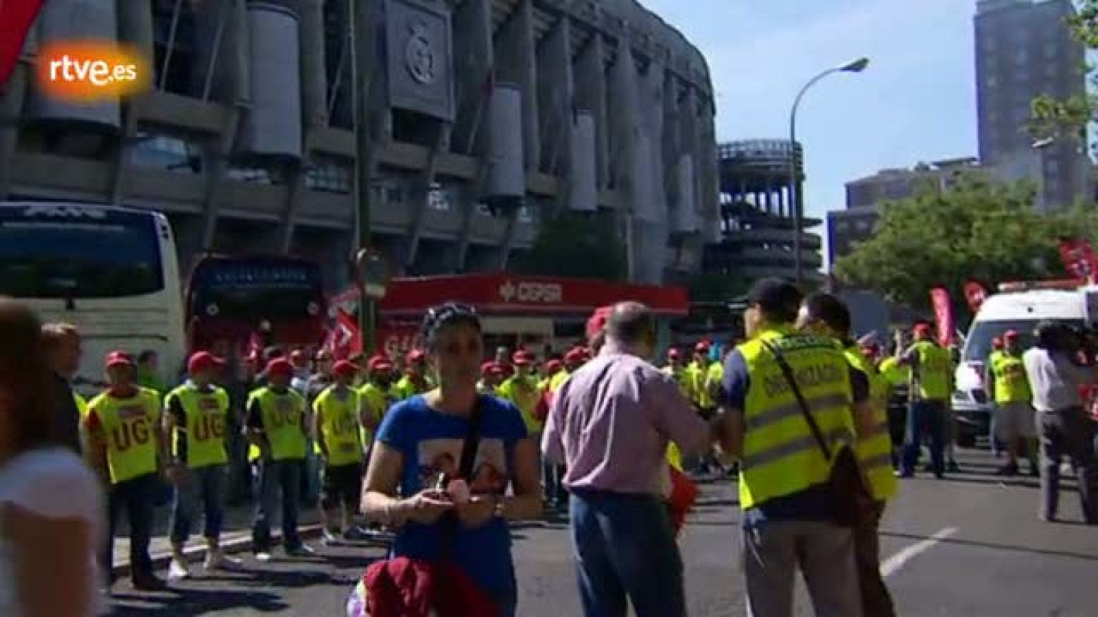 Los mineros se manifiestan ante Industria - Informativo 24h | Ver