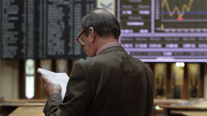 Telediario 1 - El Ibex 35 no repunta