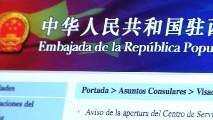 Telediario 1 - China endurece los visados