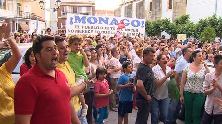 Telediario 1 - Recortes en sanidad en Extremadura
