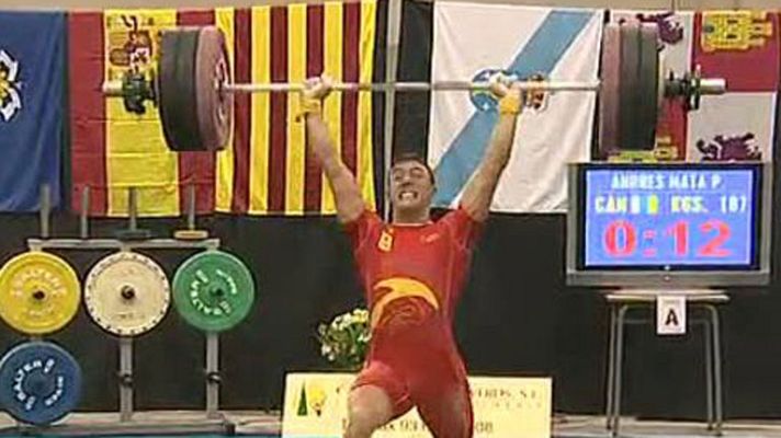 Telediario 1 - Lydia Valentín y Andrés Mata, representantes españoles de halterofilia en Londres