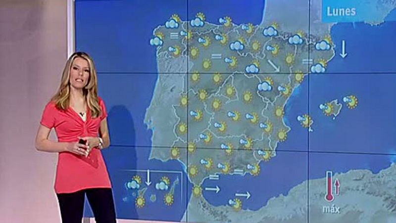 Cielos parcialmente nubosos solo en Galicia y altas temperaturas