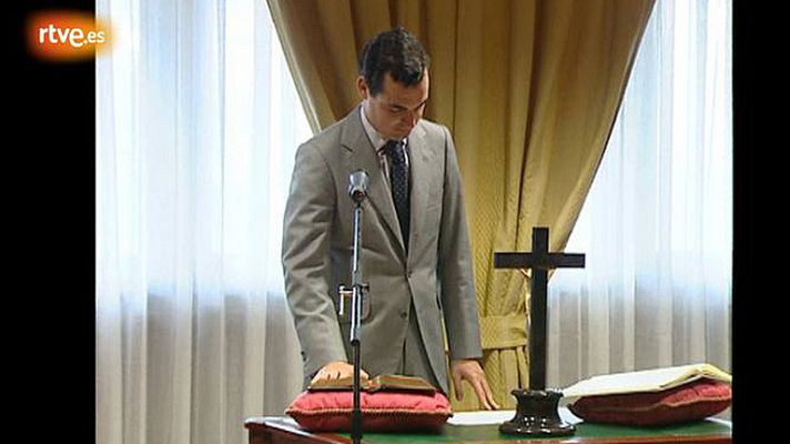 Fue noticia en el Archivo de RTVE - González-Echenique, jurando cargo