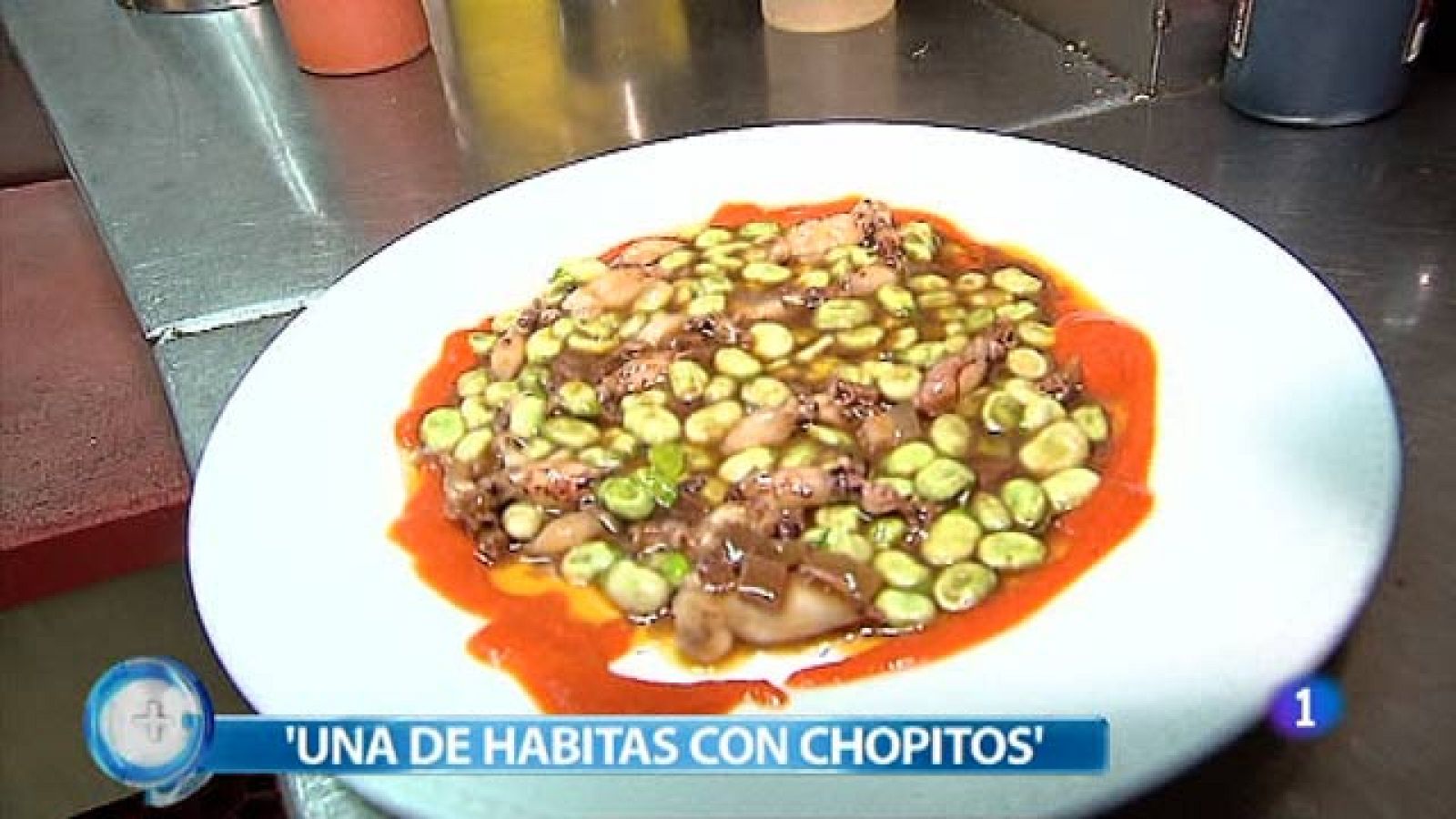 Habitas con chopitos