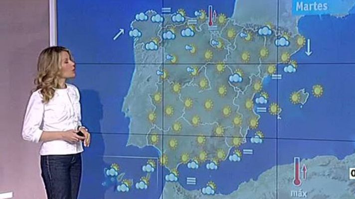 El tiempo - Día de altas temperaturas y cielos despejados, salvo en Galicia