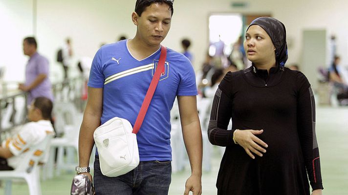 Telediario 1 - Un embarazo olímpico