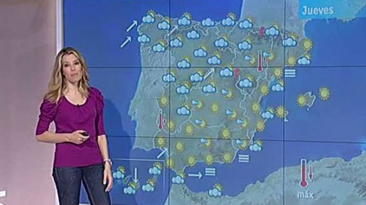 El tiempo - Ligera bajada de temperaturas con chubascos en el noroeste