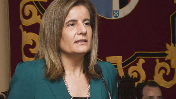 Telediario 1 - Báñez invoca a la virgen para salir de la crisis