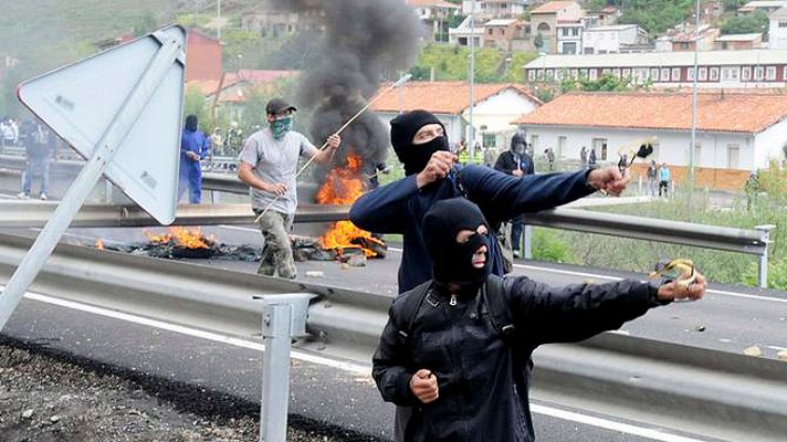 La tarde en 24h - Protesta de mineros Asturias