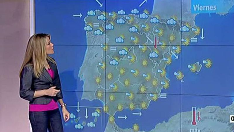 Las nubes se extienden por el país, aunque solo dejarán agua en el norte