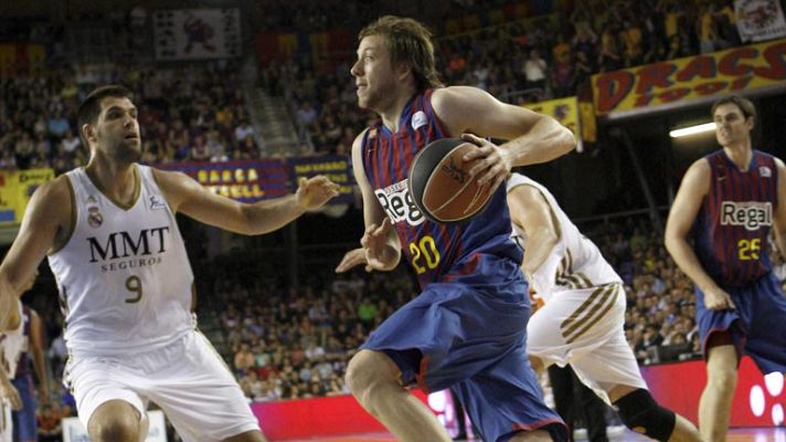 Telediario 1 - Final Liga Endesa, segundo partido Barça - Real Madrid