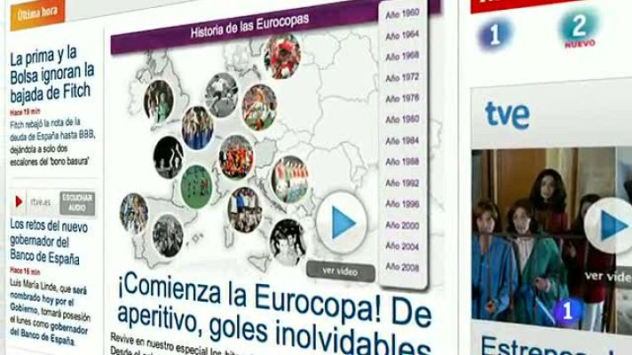Telediario 1 - Lo mejor de la historia de la Eurocopa en RTVE.es