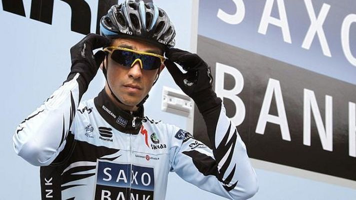Telediario 1 - Contador seguirá en SaxoBank