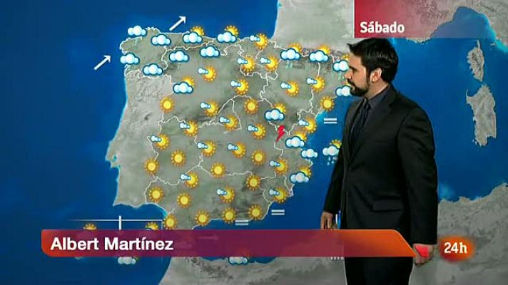 El tiempo - Cielos poco nubosos  y temperaturas máximas en ligero ascenso