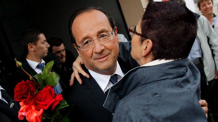 Telediario 1 - Los socialistas franceses se imponen en la primera vuelta de las legislativas