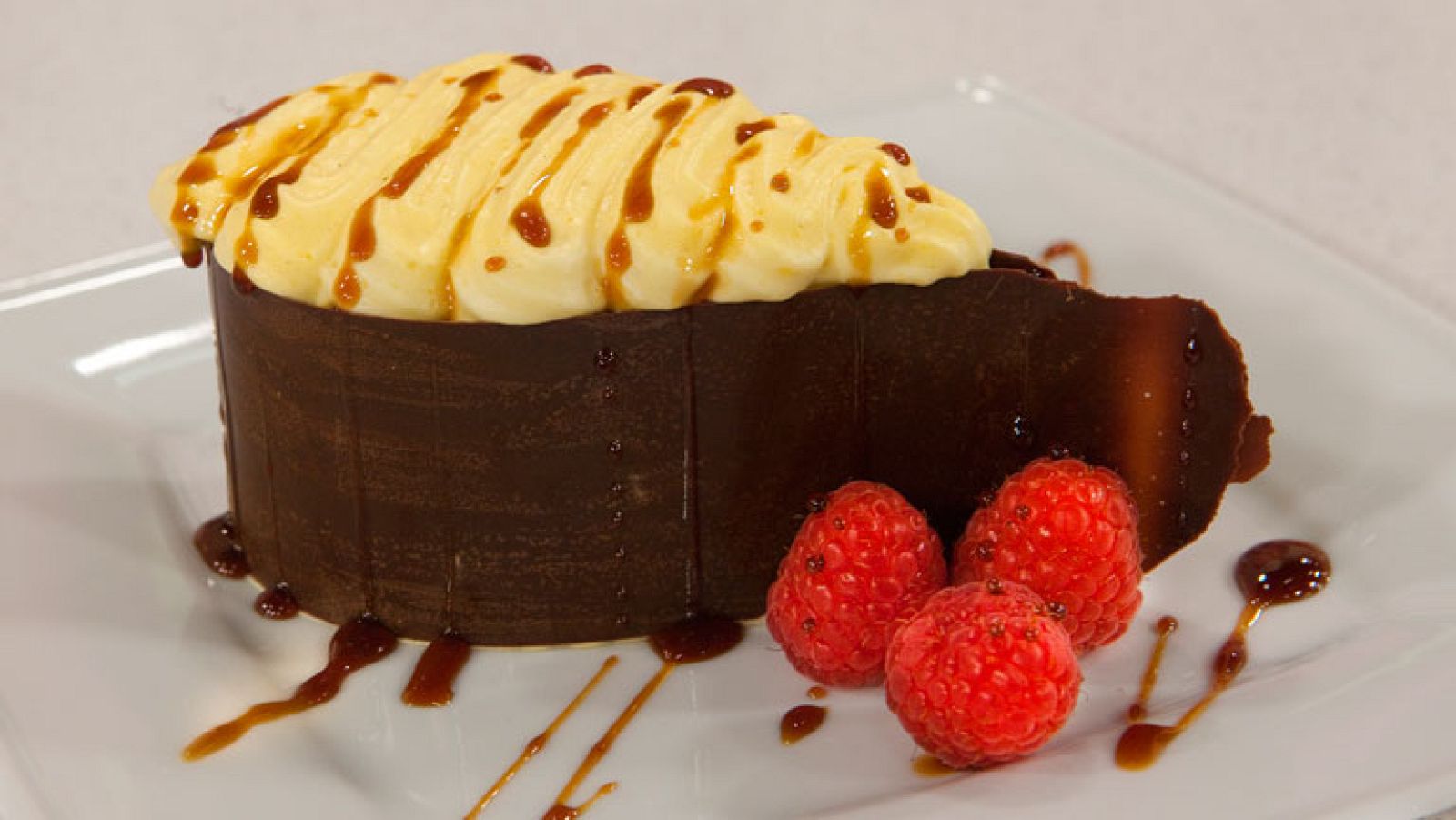 Lágrimas de chocolate rellenos de espuma