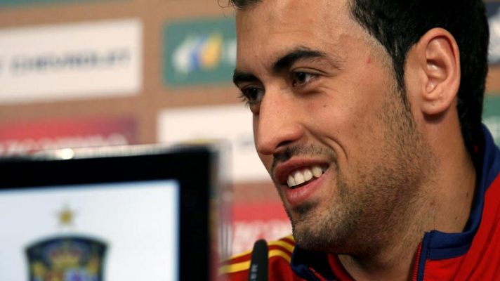 Telediario 1 - Busquets: "Lo del césped no es una excusa, es la realidad"
