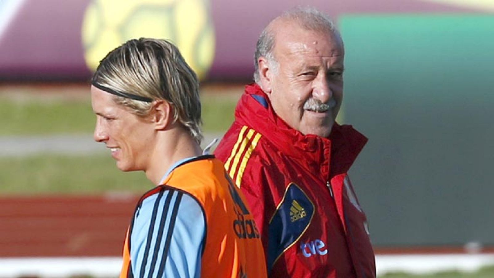 España ha efectuado su penúltimo entrenamiento antes del partido contra Irlanda, en el que ha destacado Fernando Torres, después de los incidentes en la entrada de los aficionados.