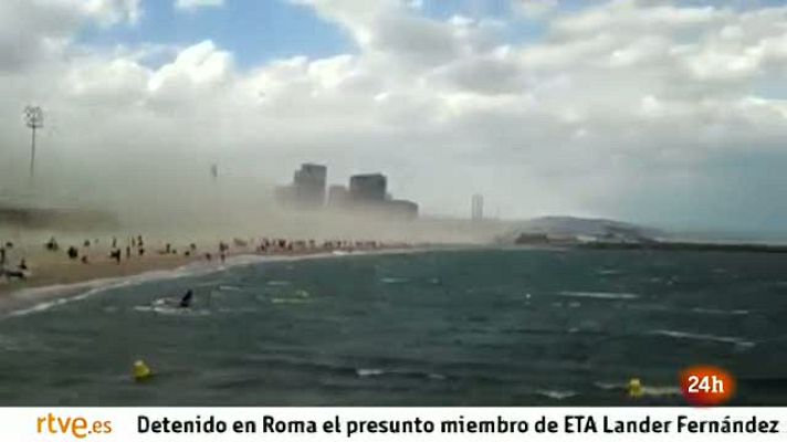 Informativo 24h - Tormenta de arena en Barcelona