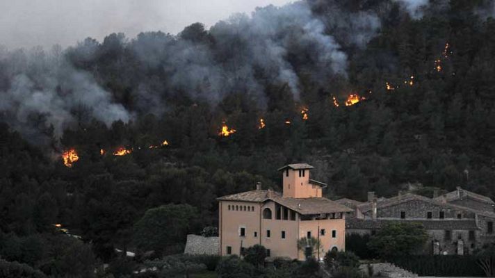 Telediario 1 - Incendios en Valencia