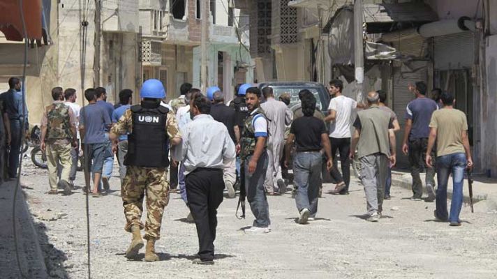 Telediario 1 - Siria desmiente a la ONU