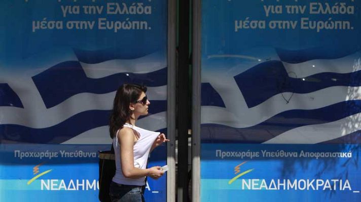 Telediario 1 - España, en la campaña griega