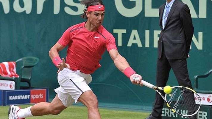 Telediario 1 - Nadal, entre el tenis y el fútbol