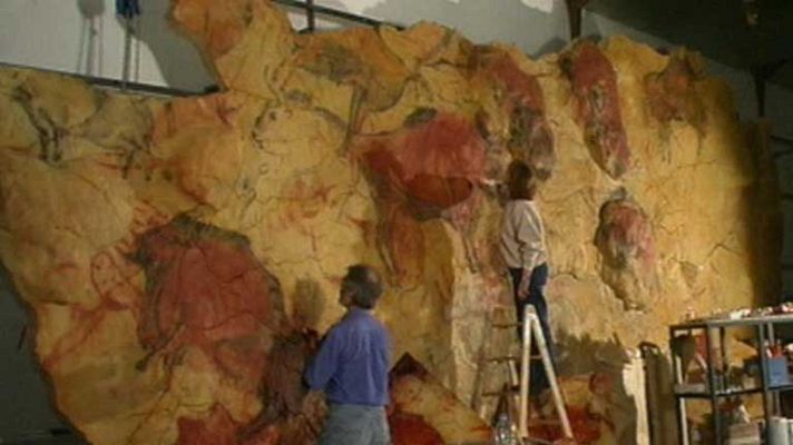 Telediario 1 - Altamira, 20.000 años más vieja