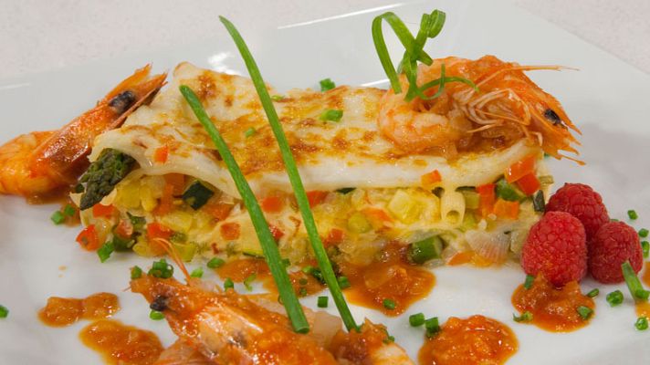 RTVE Cocina - Lasaña  gratinada de verduras