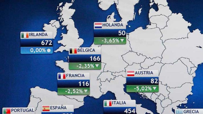 Informativo 24h - La prima de riesgo cierra en 543 puntos y el Ibex-35 repunta un 0,34%
